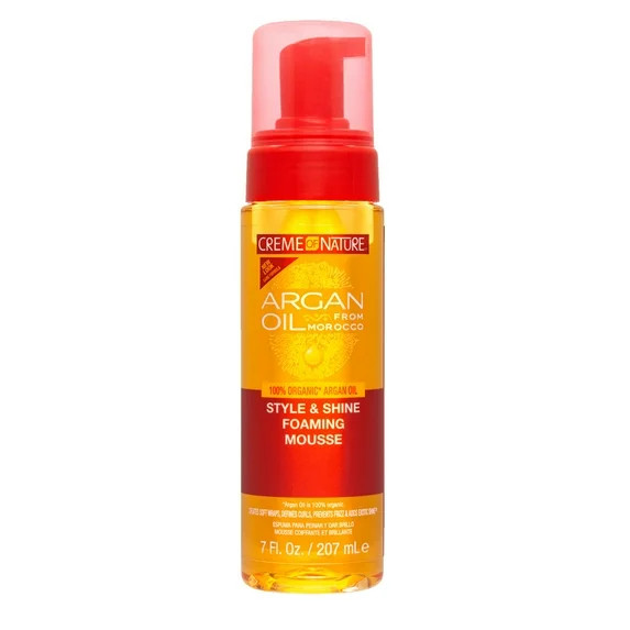 Creme of Nature® Argan Oil from Morocco Foaming Mousse, 7 Fl Oz | Walmart (US)