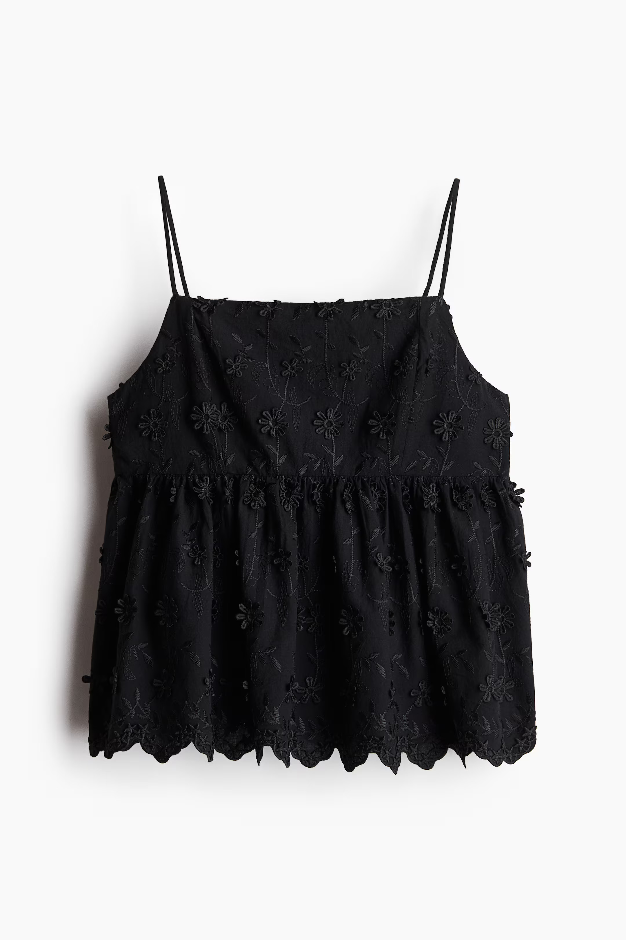 Appliquéd strappy top | H&M (UK, MY, IN, SG, PH, TW, HK)