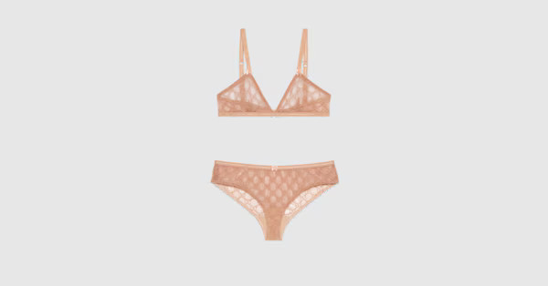 GG tulle lingerie set | Gucci (US)