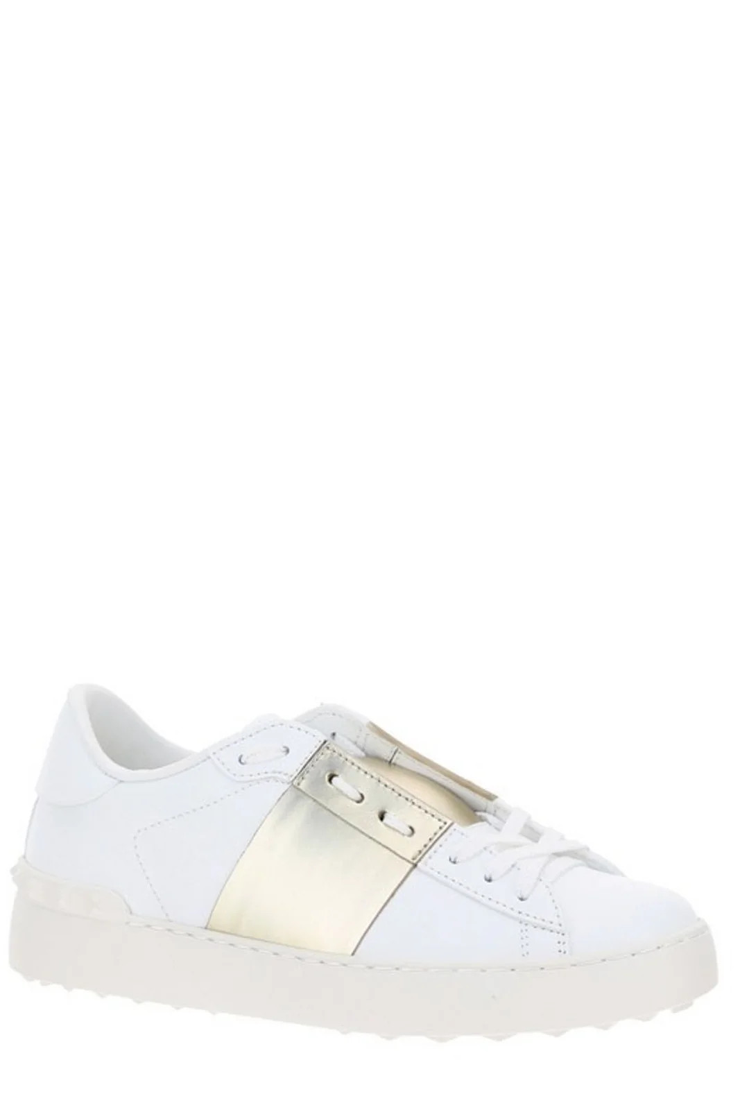 Valentino Garavani Rockstud Round Tote Low-Top Sneakers | Cettire Global