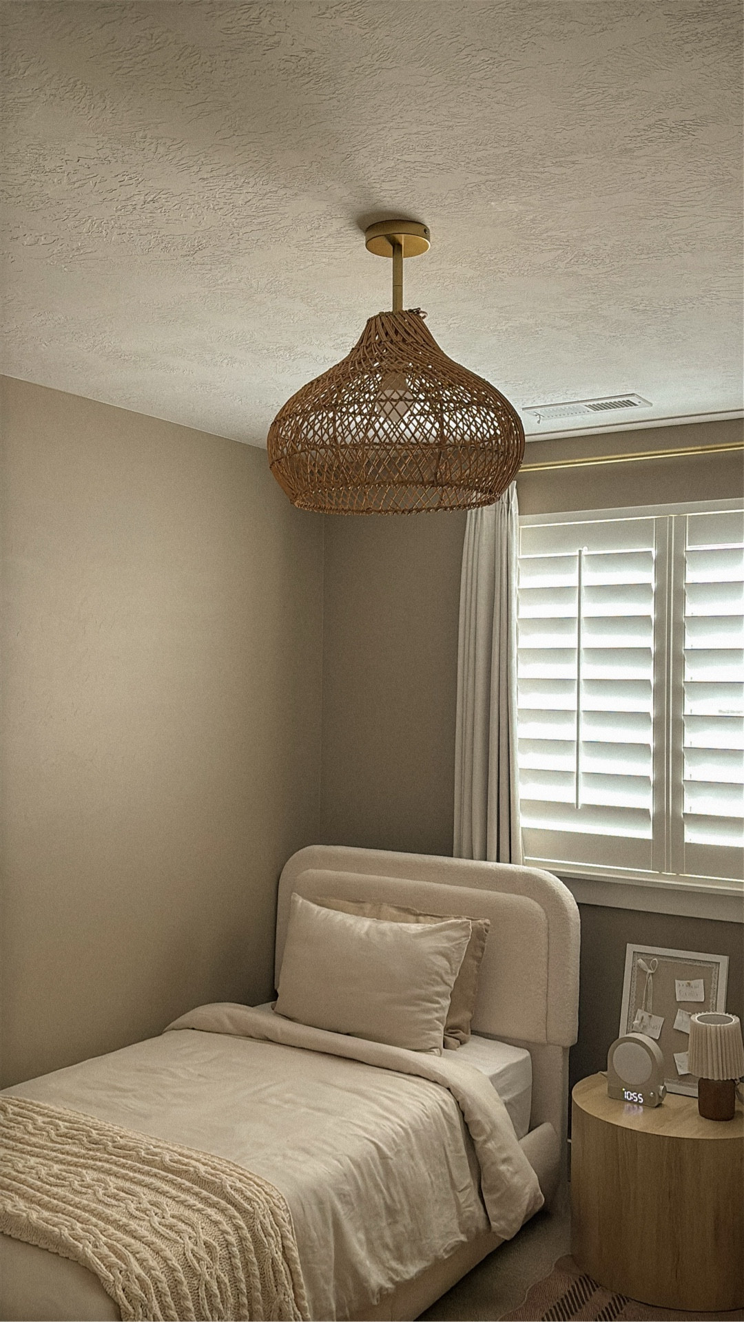 Upgraded my daughter’s room with the most stunning touch ✨ The Kloe Pendant Light is handcrafted from natural rattan, bringing warmth, texture, and timeless charm. Such a beautiful way to elevate any space—living room, dining, or bedroom. 🌿💡

#LTKHome #LTKFinds #HomeDecor #NeutralHome #PendantLight

#LTKHome #LTKSaleAlert #LTKKids