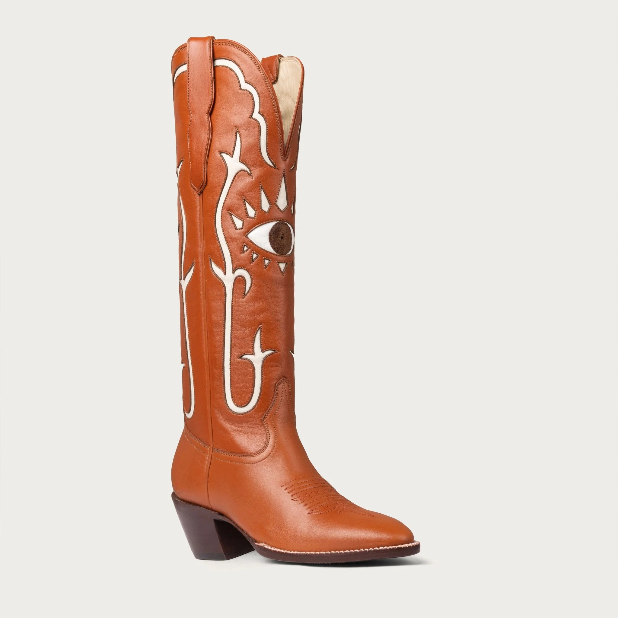 The Evil Eye Boot Saddle and Bone | CITY Boots