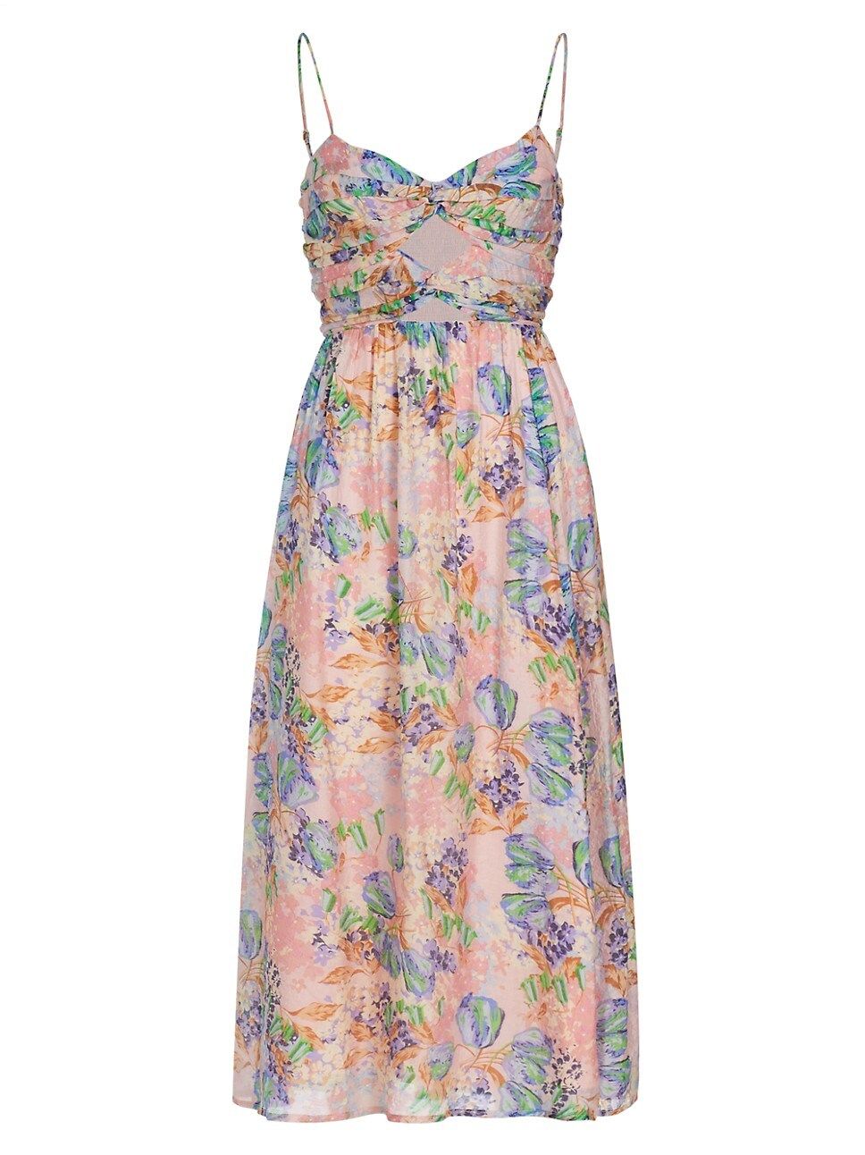 Emine Floral Midi-Dress | Saks Fifth Avenue