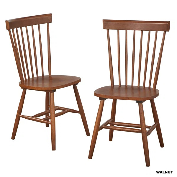 Roudebush Solid Wood Dining Chair (Set of 2) | Wayfair North America