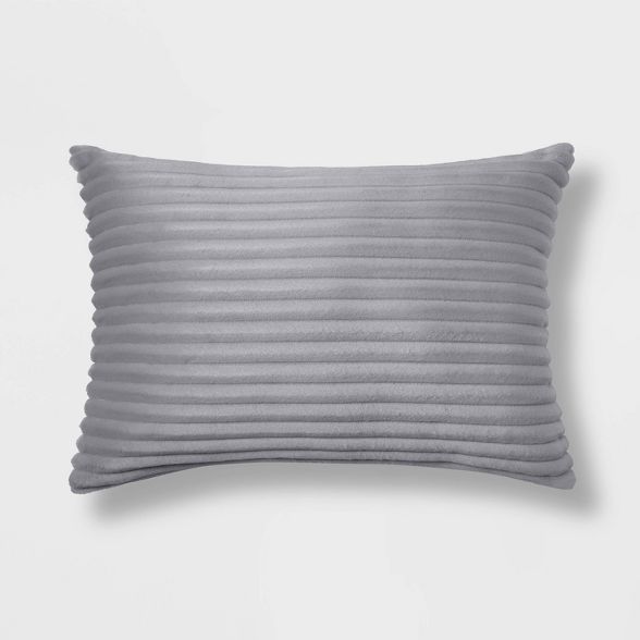 Oblong Cut Plush Decorative Throw Pillow - Room Essentials™ | Target