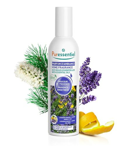 Puressentiel Home Fragrance With Essential Oils - Serene and Sweet Aromatic Blend - Combats Unpleasant Odors - Formulated with Beneficial Natural Essential Oils - Provence Sweetness - 3 oz | Amazon (US)