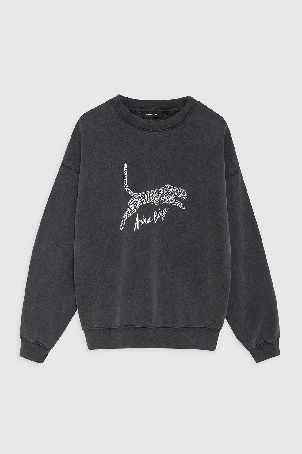 Spencer Sweatshirt Spotted Leopard | Anine Bing