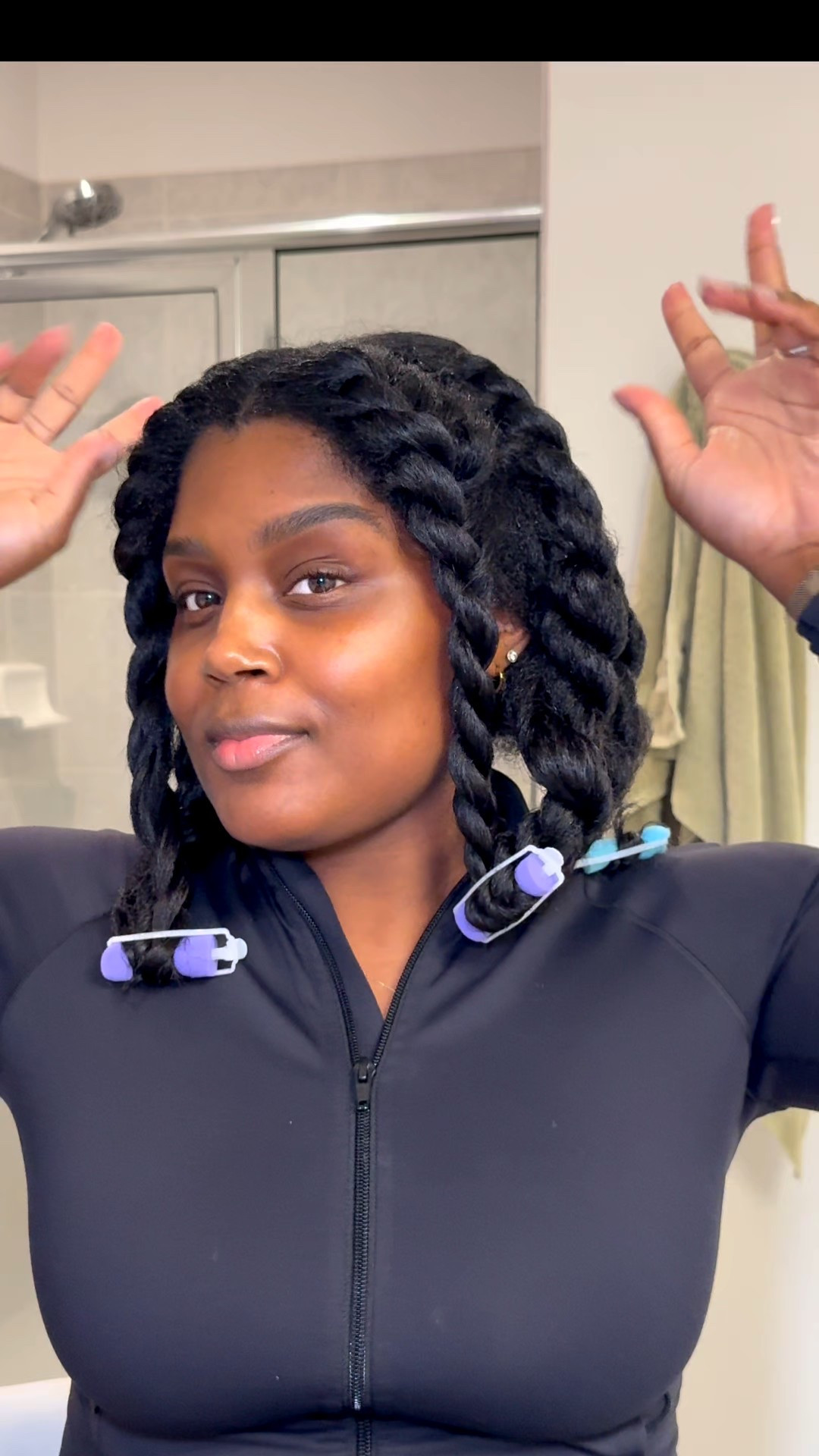 Refreshing my twist out with Amika Leave-In Conditioner, Moroccan Oil Styling Cream, and The Doux Setting Foam ✨ This curl refresh routine adds moisture, definition, and shine while helping control frizz between wash days. Perfect for reviving natural curls without restyling from scratch. All products linked

#LTKBeauty #LTKselfcare