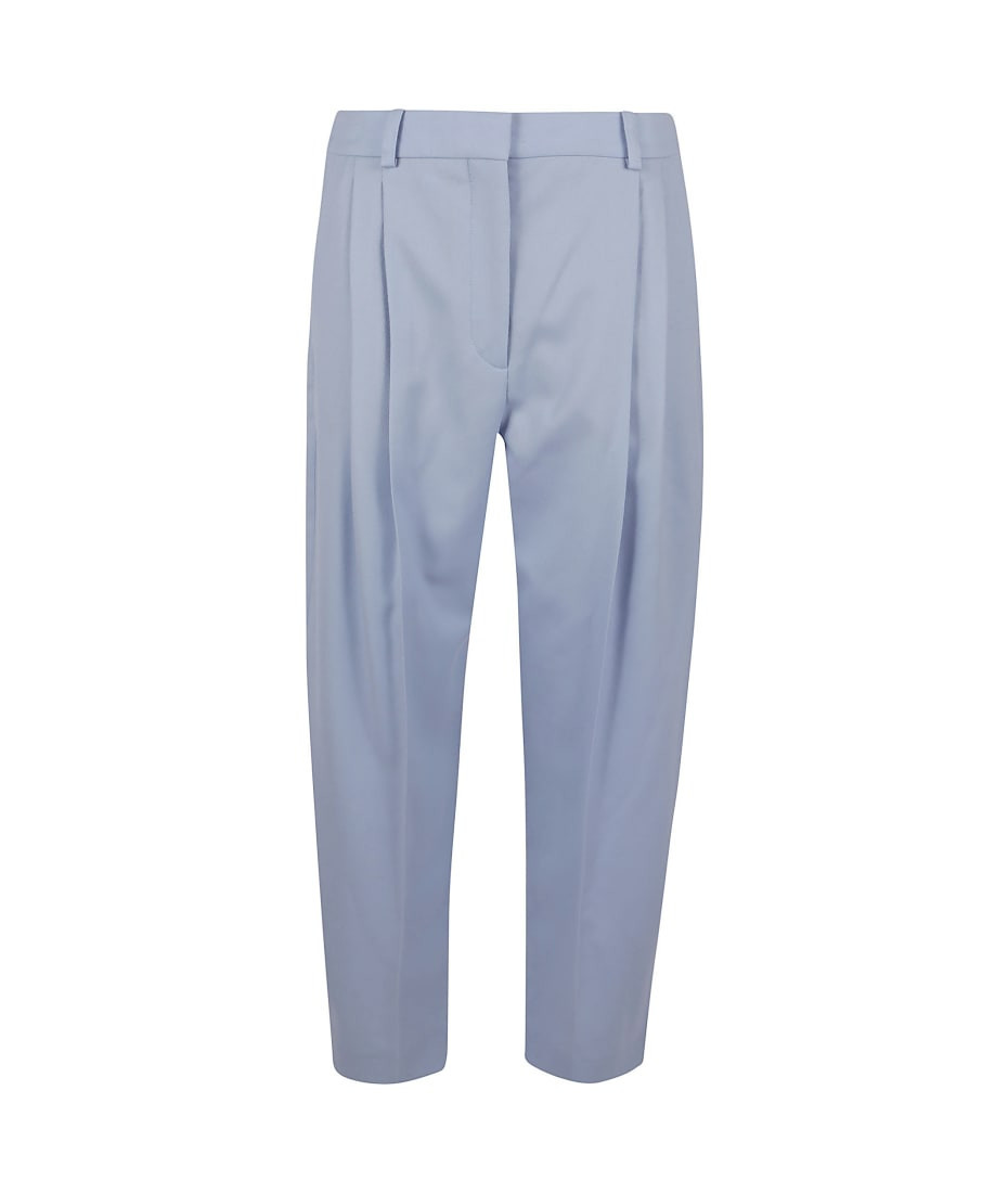 Flannel Cropped Pleated Trousers | Italist.com US