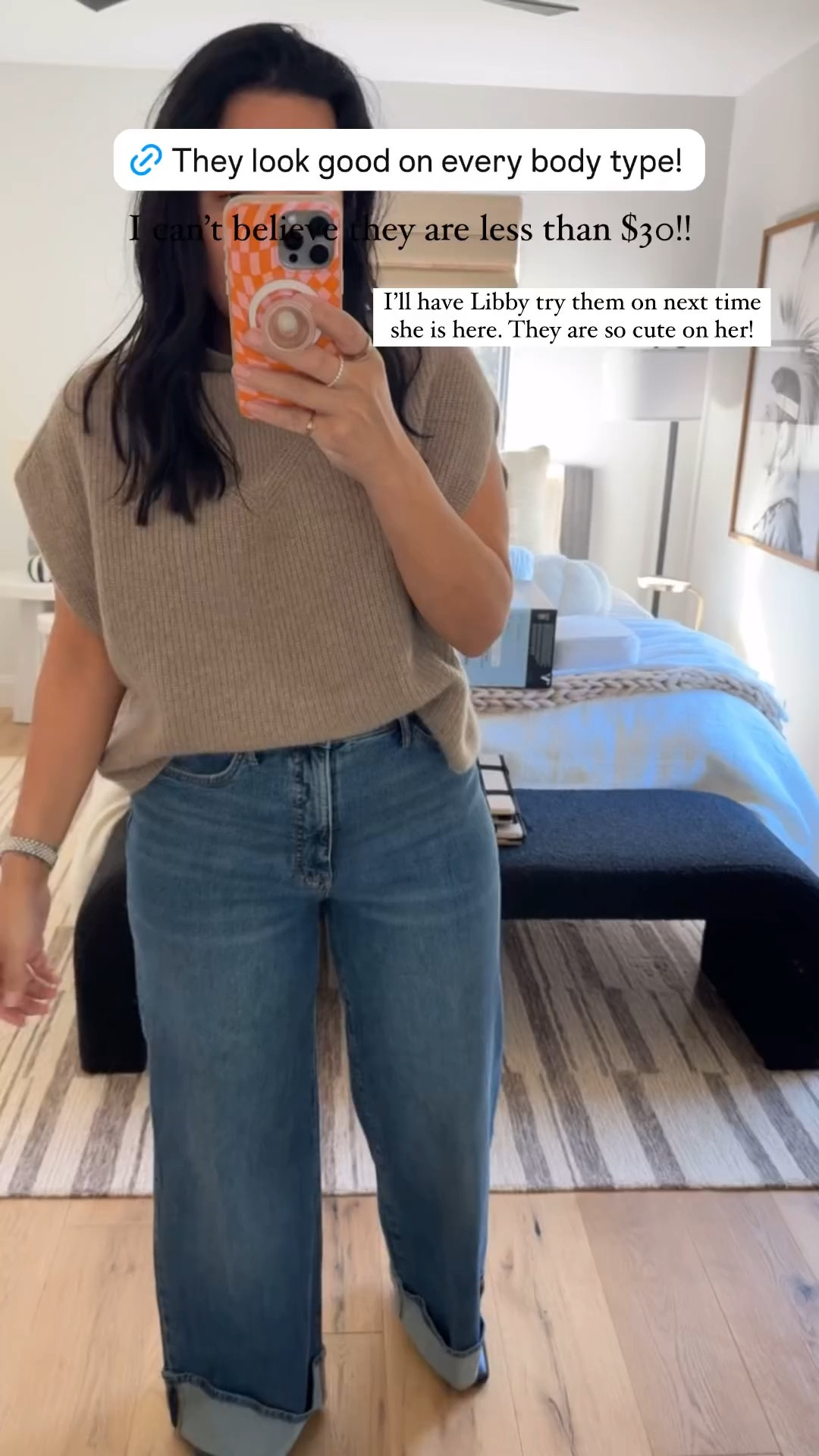 If you like this Jean trend but don’t want to spend a lot of money then you must get these! Less than $30 and so cute! I sized down to an 8 (I’m normally a size 10). Boots fit tts (size down if you are between sizes)  

#LTKMidsize #LTKWorkwear #LTKOver40