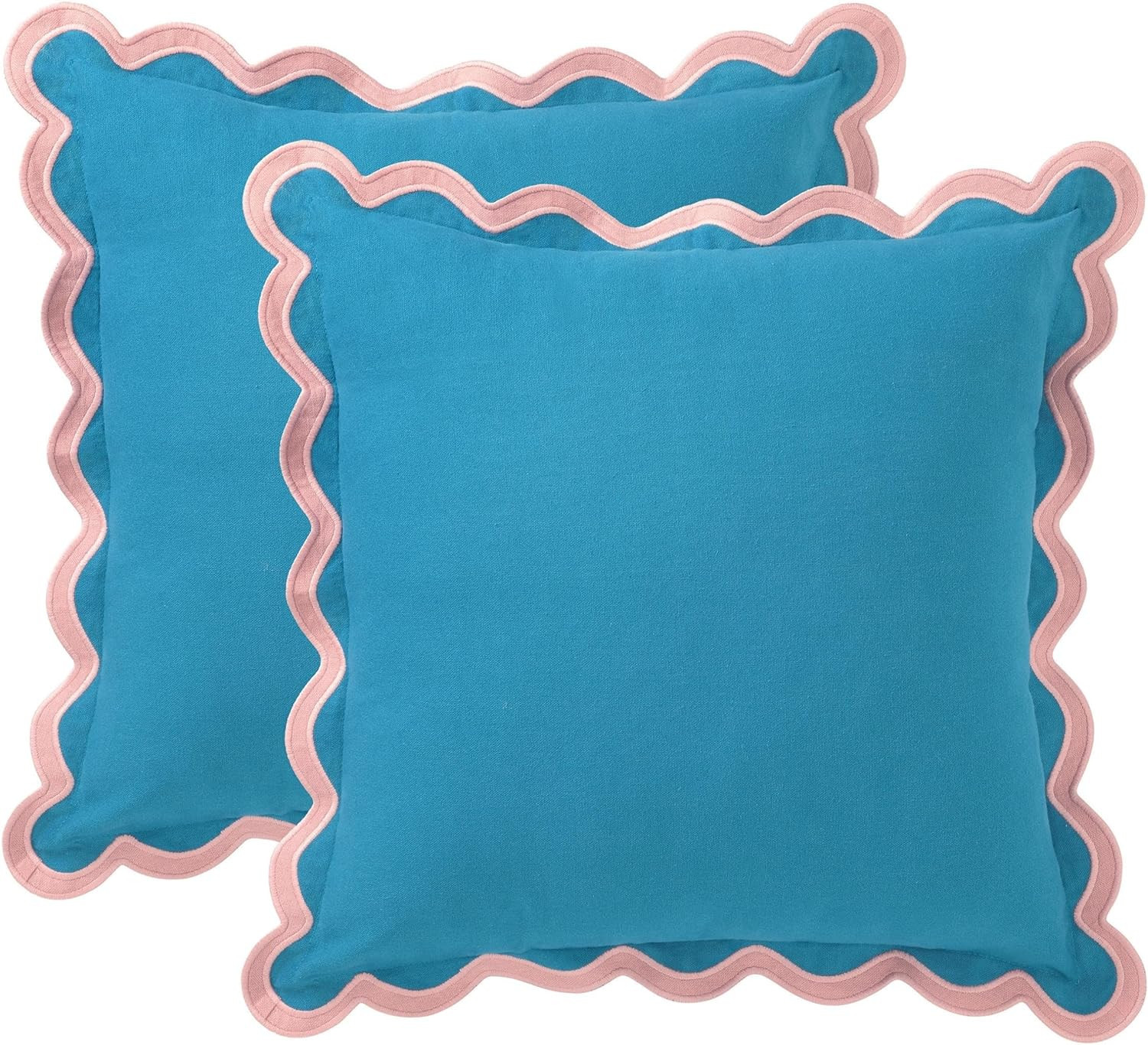 Folkulture Throw Pillow Covers for Couch, 20x20 Decorative Couch Pillows for Living Room, 100% Co... | Amazon (US)