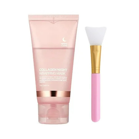 Medicube Collagen Night Wrapping Mask with Brush Elasticity & Hydration Care Reduces Sagging & Dullness For All Skin Types | Walmart (US)