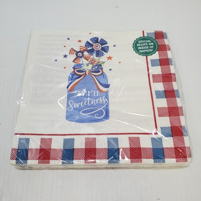 PIONEER WOMAN Patriotic July 4th Party Paper Napkins  | eBay | eBay US
