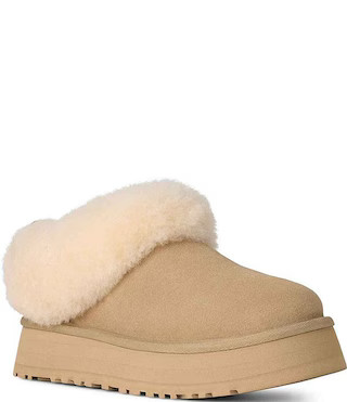 UGG Tazzelle Suede Platform Family Matching Slippers | Dillard's | Dillard's
