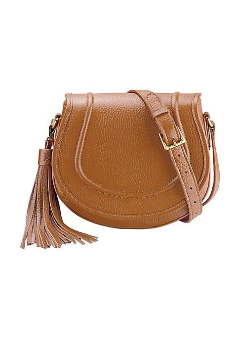 Jenni Pebbled Leather Saddle Bag | Saks Fifth Avenue