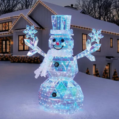 Member's Mark 6' Pre-Lit Prismatic Snowman | Sam's Club