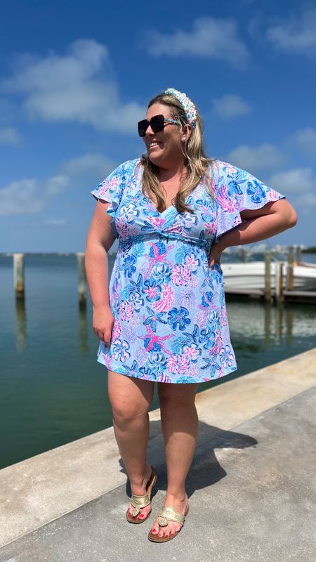 Use code LPM-Grace2 to save 25% off of one item of Lilly Pulitzer for summer! Sailboats and yachts of pretty dresses, tunics, tops, and swim! Darling rompers, athletic wear, accessories and beach ready looks that have coordinating outfits for kids! I typically wear the largest size in the style offered either an XL, XXL and 16. @lillypulitzer #ad 

#LTKMidsize #LTKSwim #LTKPlusSize