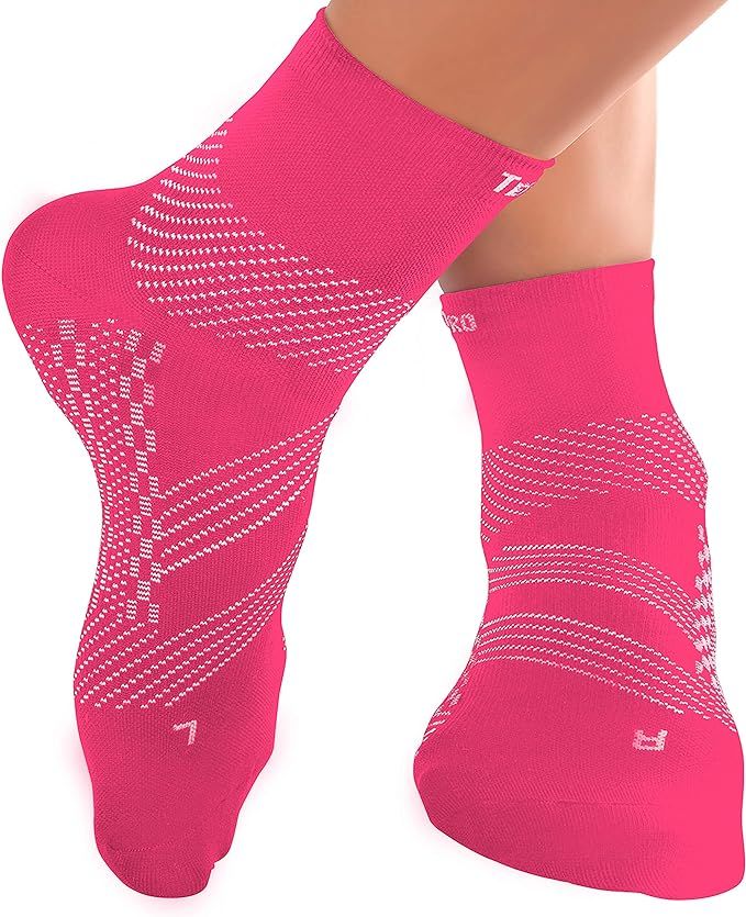 TechWare Pro Plantar Fasciitis Socks - Ankle Compression Socks for Women & Men. Achilles Tendonit... | Amazon (US)