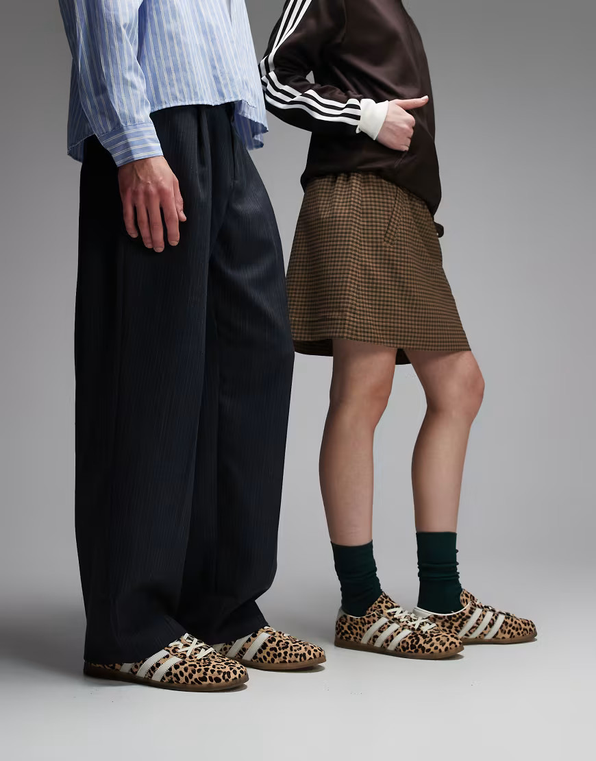adidas Originals Gazelle Lo Pro in leopard print with gum sole-Multi | ASOS (Global)