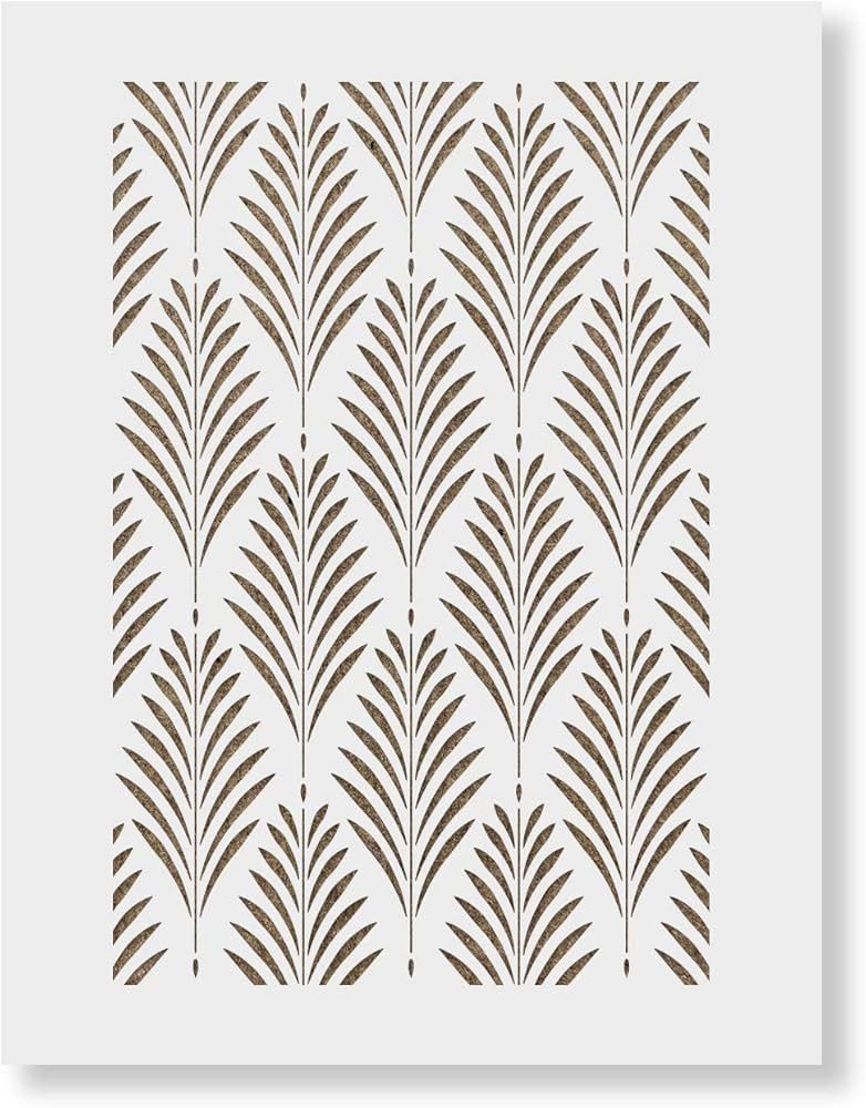 Fern Pattern Wall Stencil - Reusable, Durable, Laser Cut in America - Fern Pattern Wall Looks Bea... | Amazon (US)