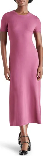 Steve Madden Francis Short Sleeve Maxi Sweater Dress | Nordstrom | Nordstrom