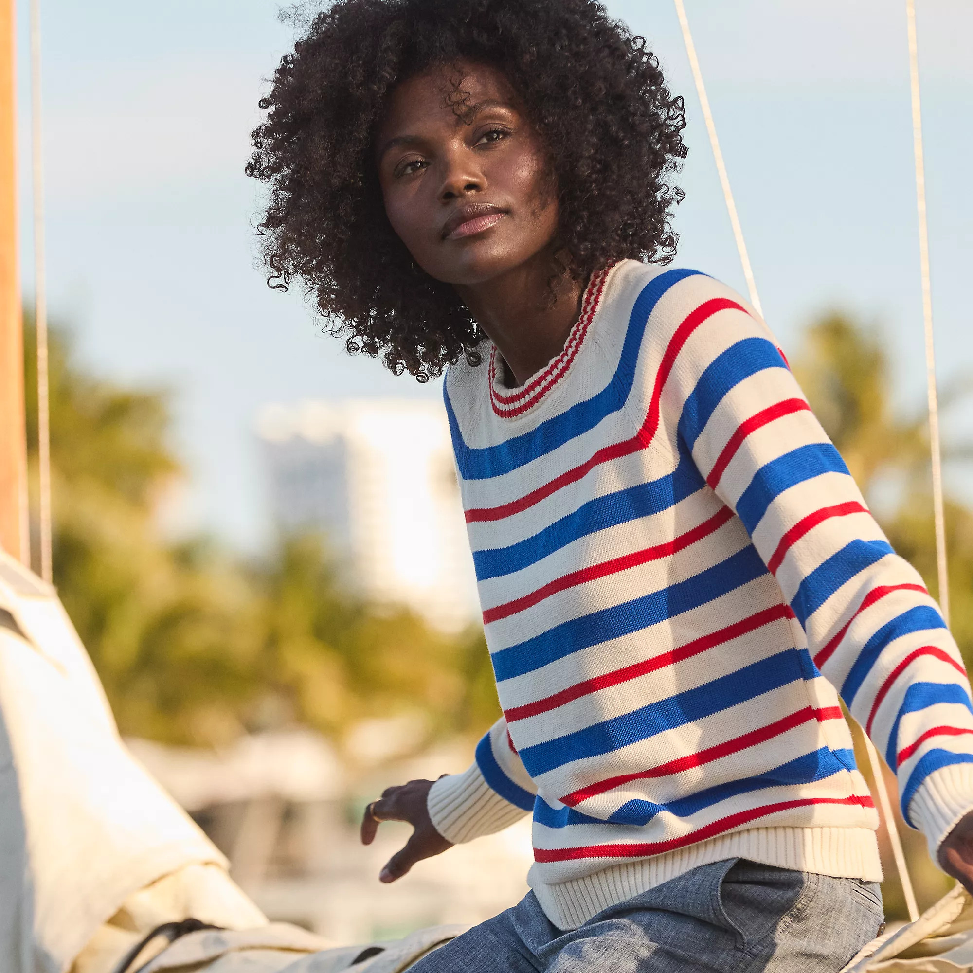 Women's Drifter Raglan Crew Sweater | Lands' End (US)