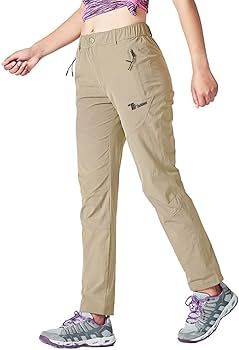 Rdruko Women's Outdoor Hiking Pants Lightweight Quick Dry Water Resistant Travel Fishing Pants wi... | Amazon (US)