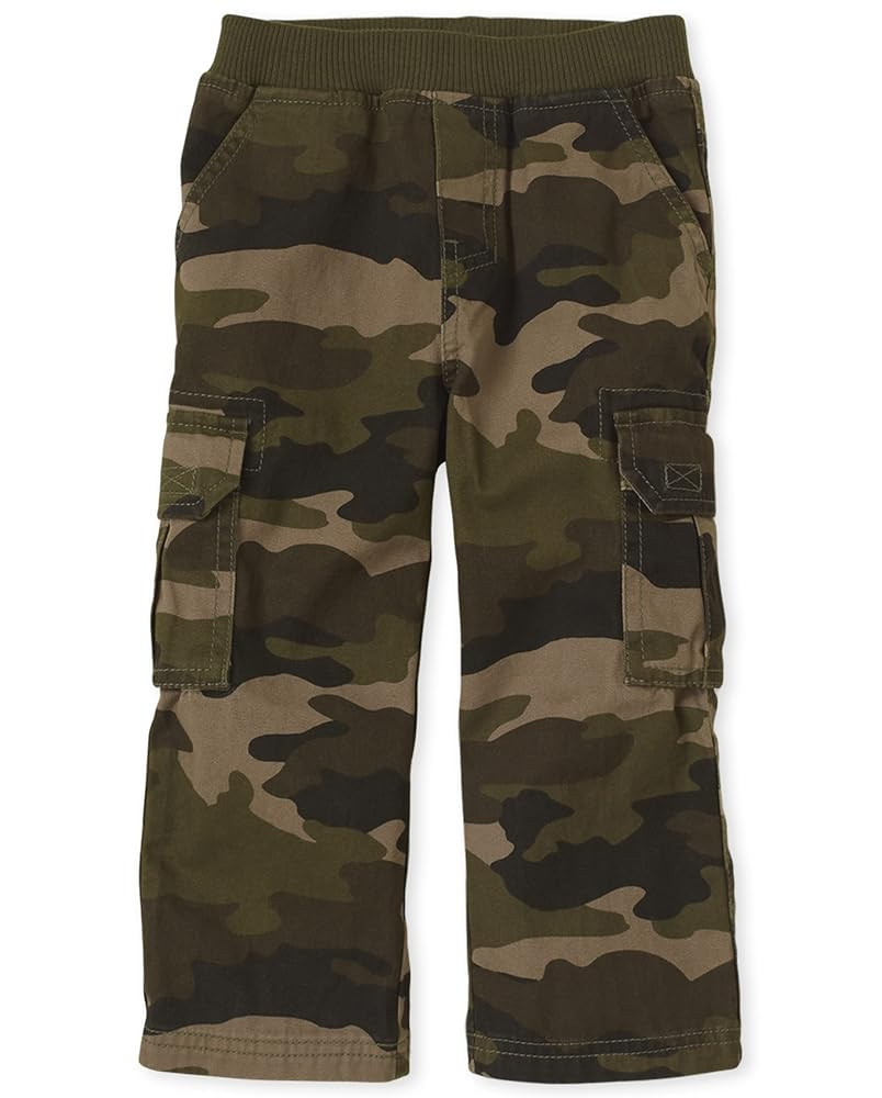 The Children's Place Baby Toddler Boys' Pull on Cargo Pants | Amazon (US)
