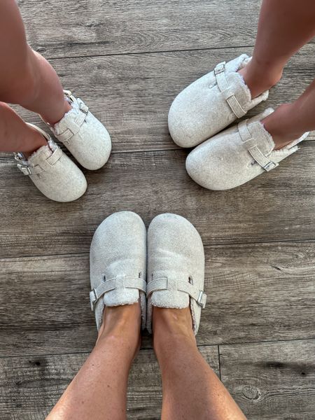 Matching Sherpa fleece clog/mule with the kids. Available in baby, toddler and kids. Adult sizes are sold out, but linked similar 

#LTKbaby #LTKshoecrush #LTKkids