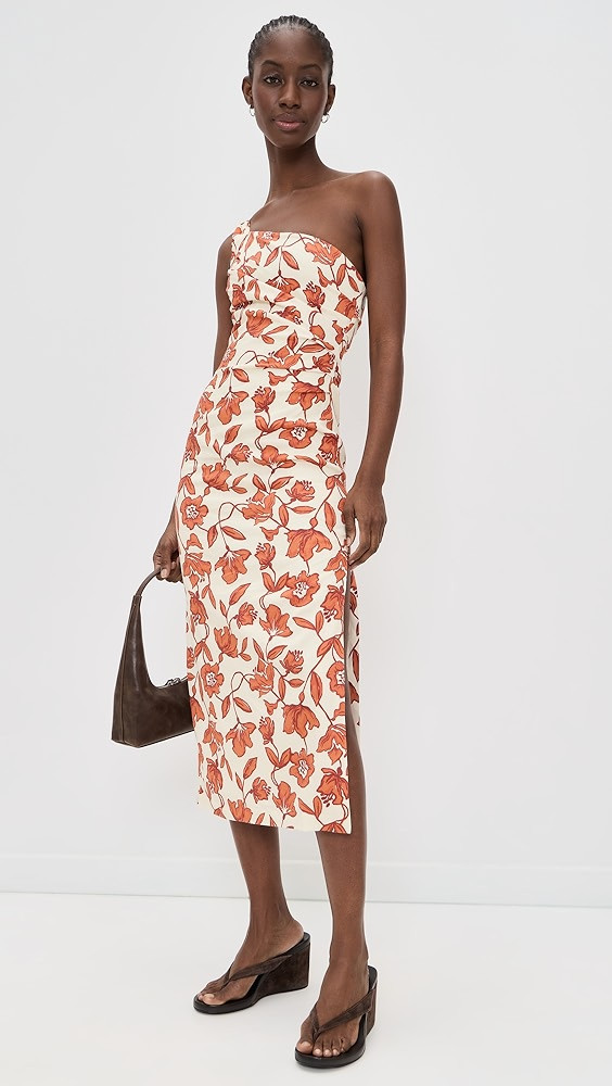 Chloe One Shoulder Midi Dress | Shopbop