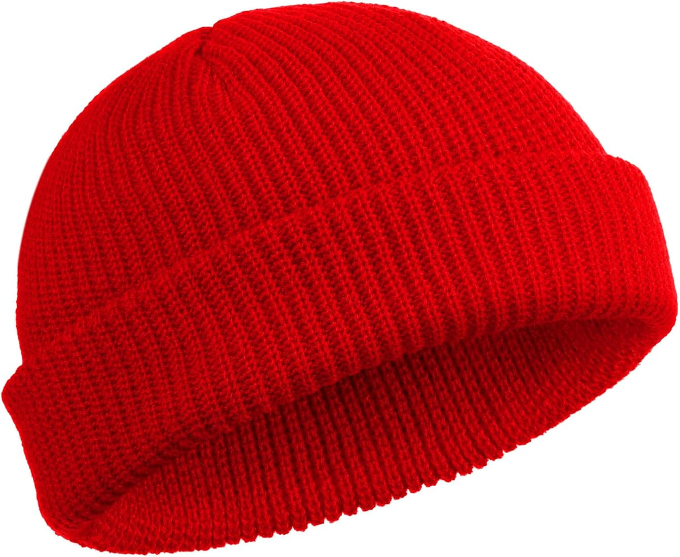 SATINIOR Trawler Beanie Watch Hat Roll-up Edge Skullcap Fisherman Beanie for Women Men | Amazon (US)