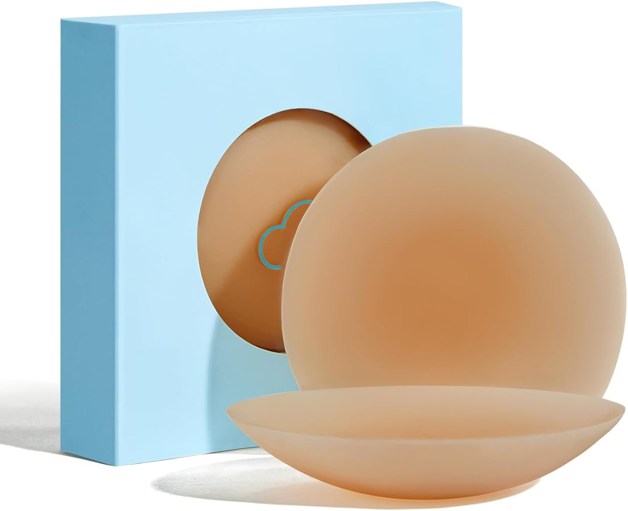 LUCKMEEY Nipple Covers For Women Hypoallergenic Sticky Bra Sticky Adhesive Silicone Nipple Pastie... | Amazon (US)