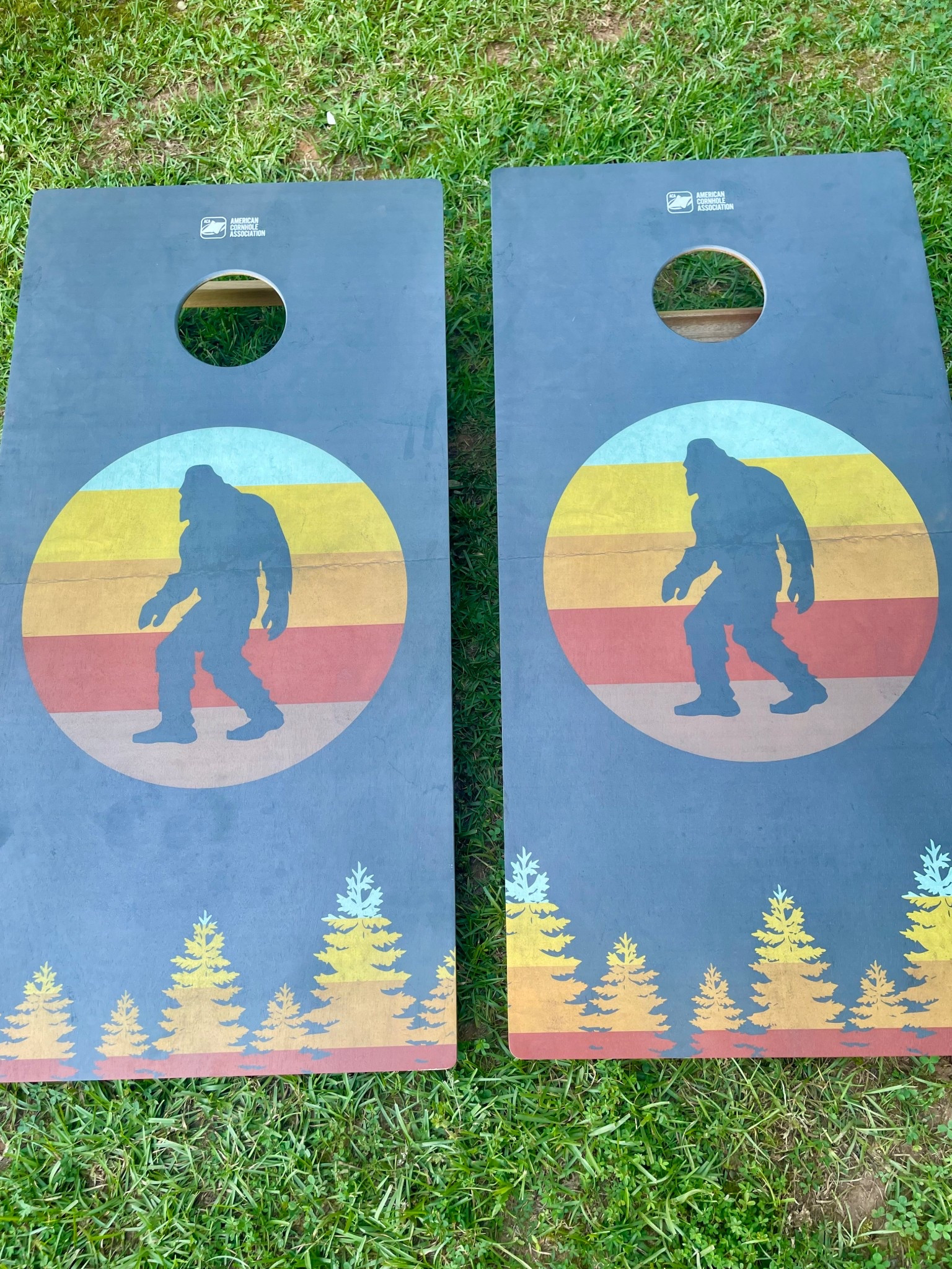Retro Sasquatch Cornhole Boards! So fun! 

#LTKHome #LTKFamily #LTKMens