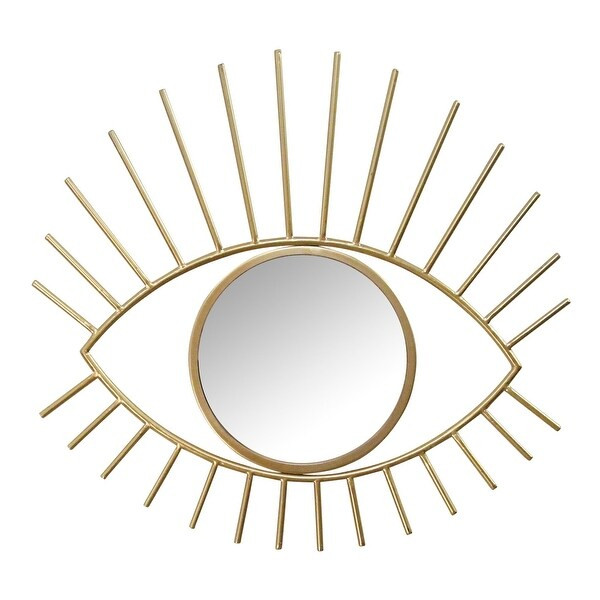 Gold Metal Eye Wall Mirror | Bed Bath & Beyond