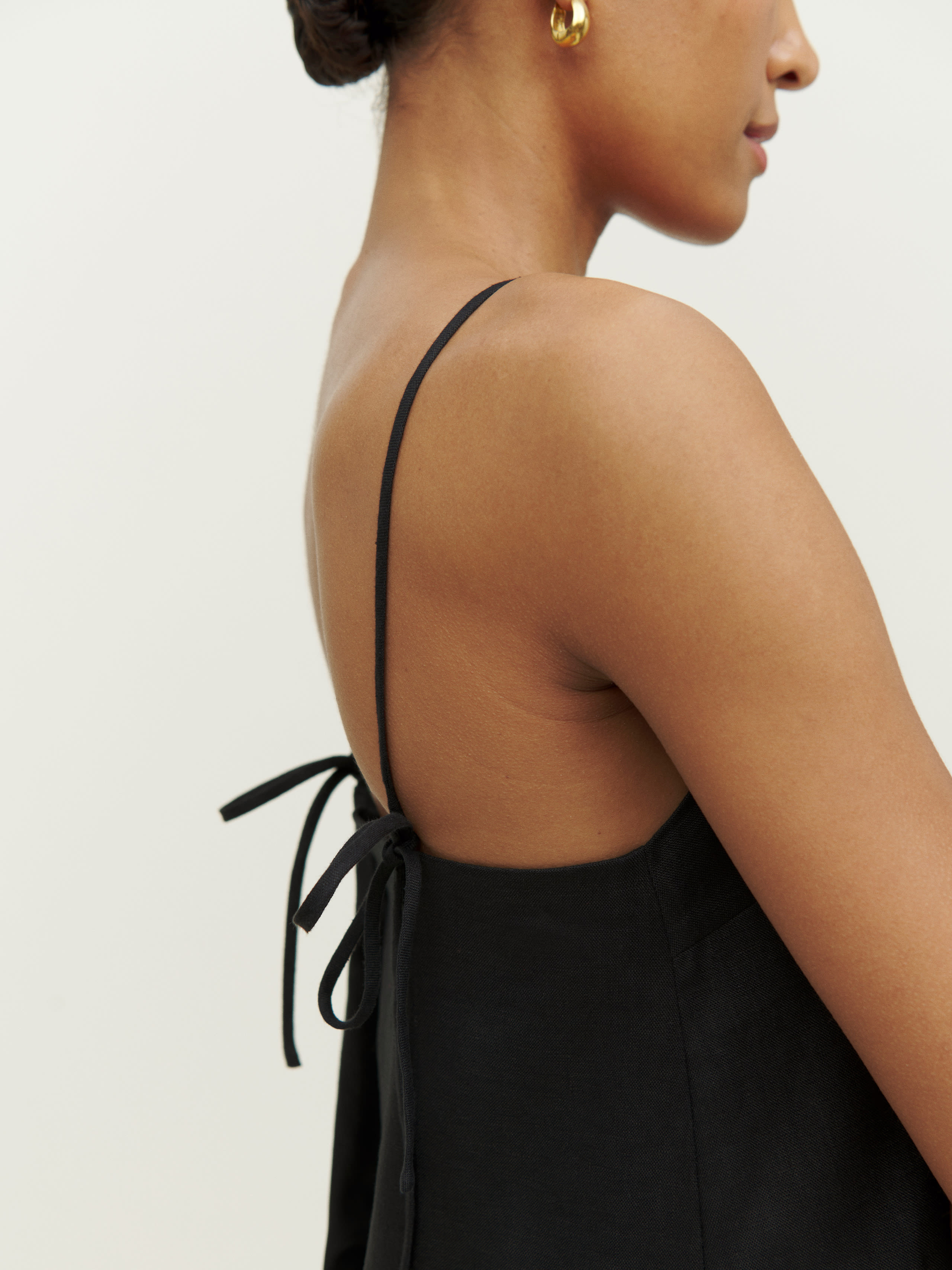 Aubree Linen Dress | Reformation (Global)