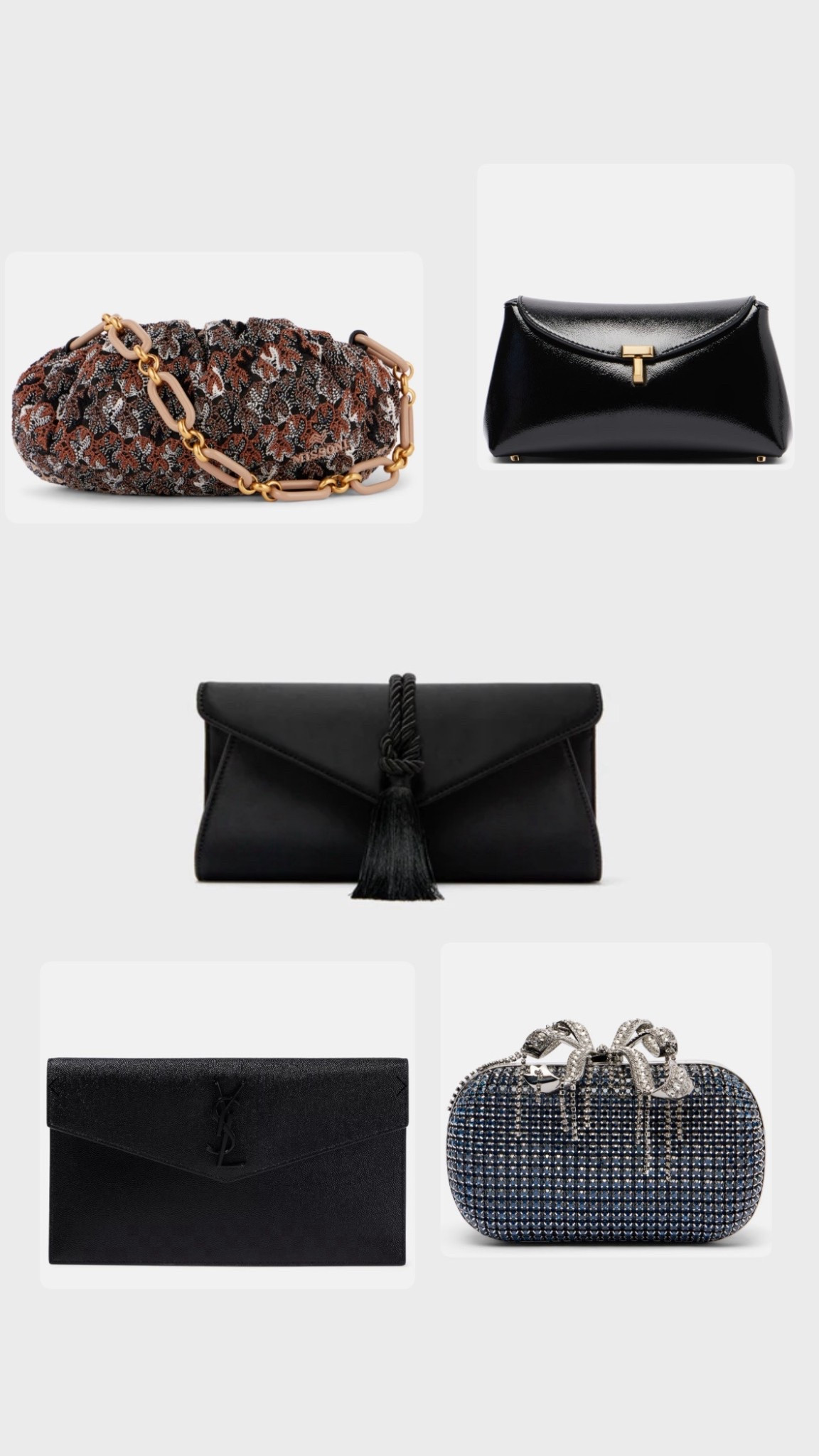 Evening bags and clutches 

#LTKSeasonal #LTKStyleTip