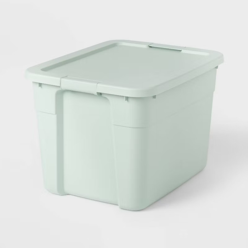 20gal Latching Storage Tote Green - Brightroom™ | Target