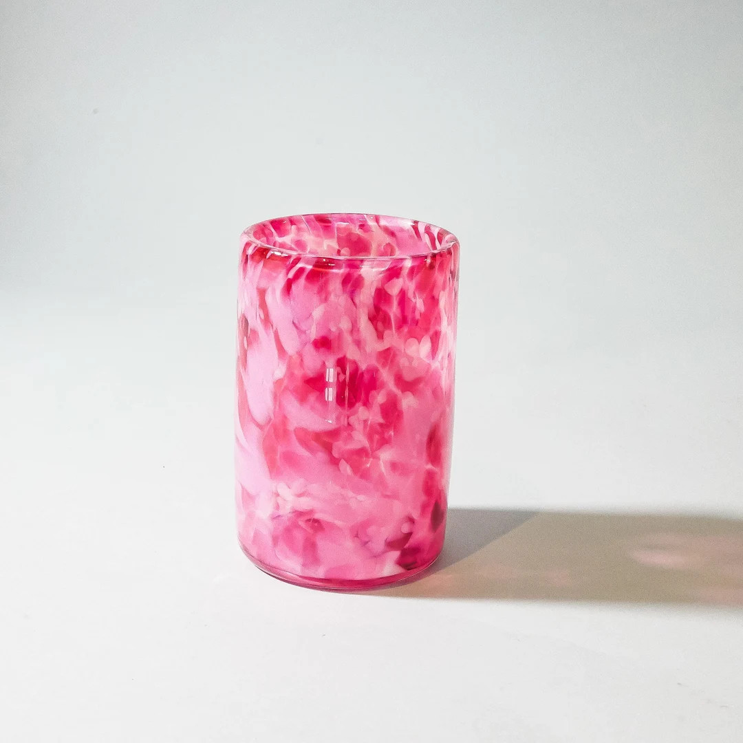 Tall Water Glasses: Pink Punch - Etsy | Etsy (US)