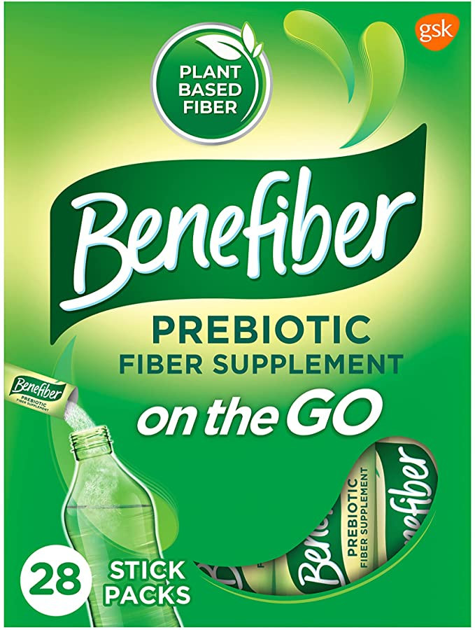 Benefiber On the Go Prebiotic Fiber Supplement Powder for Digestive Health, Daily Fiber Powder, U... | Amazon (US)