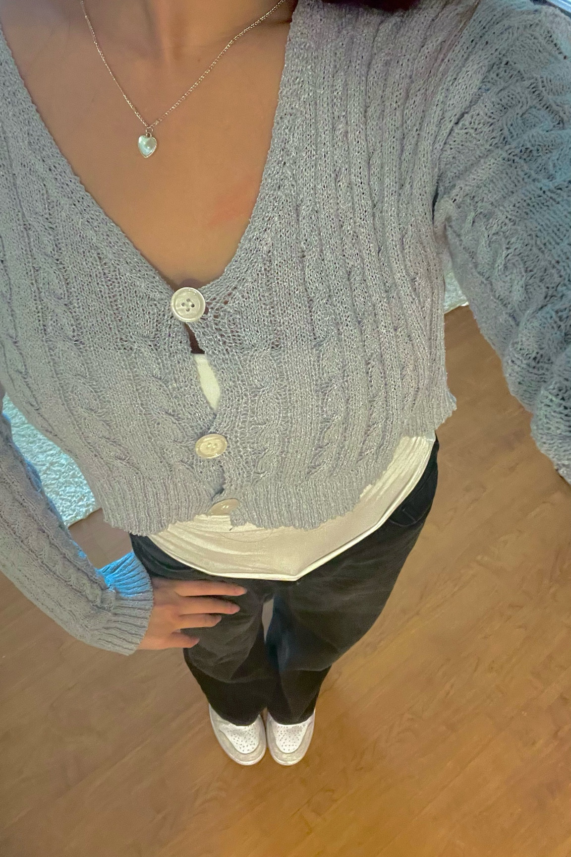 first spring day - blue sweater outfit 🩵

#LTKstyletip #LTKSpringSale