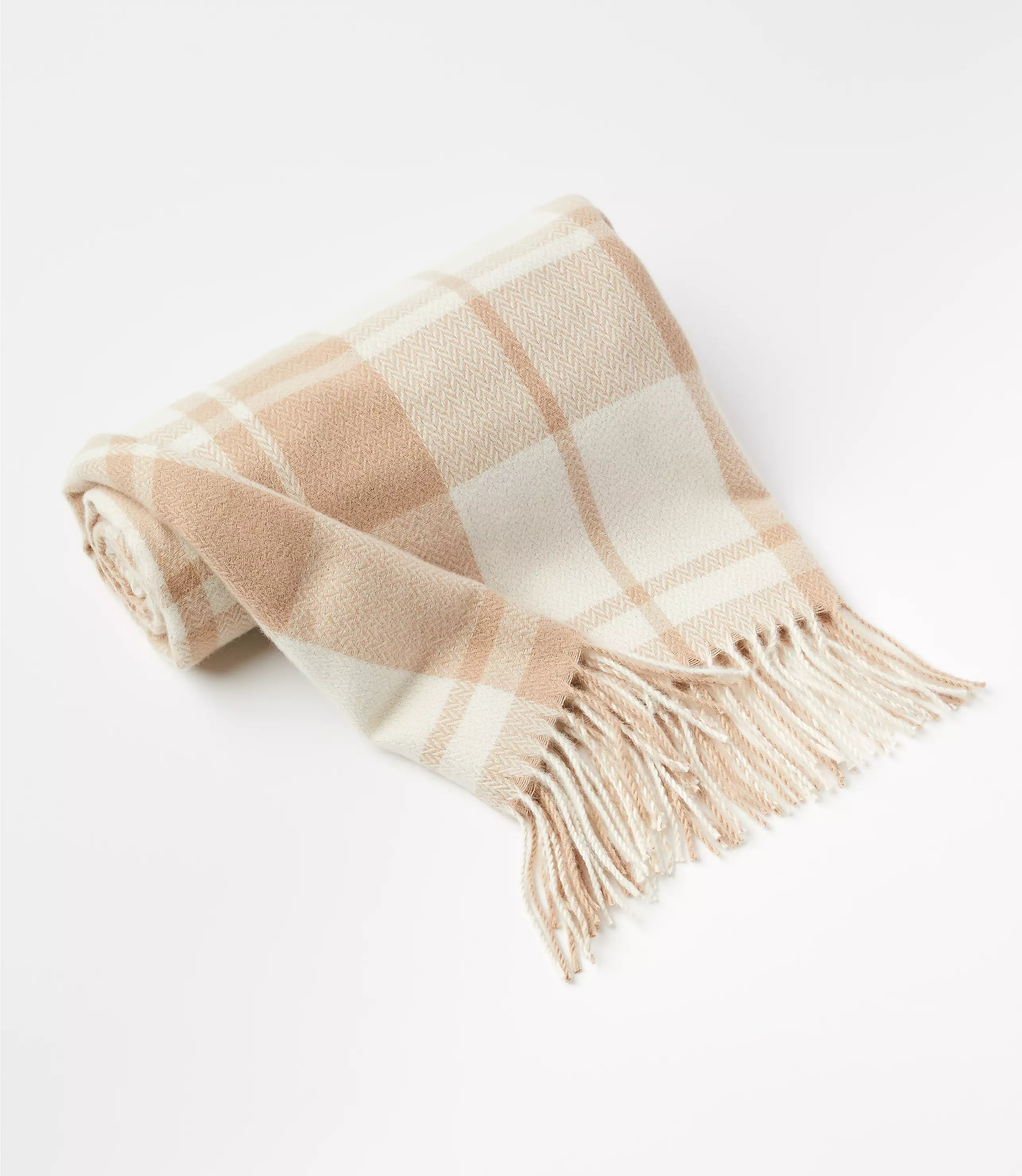Plaid Throw Blanket | LOFT