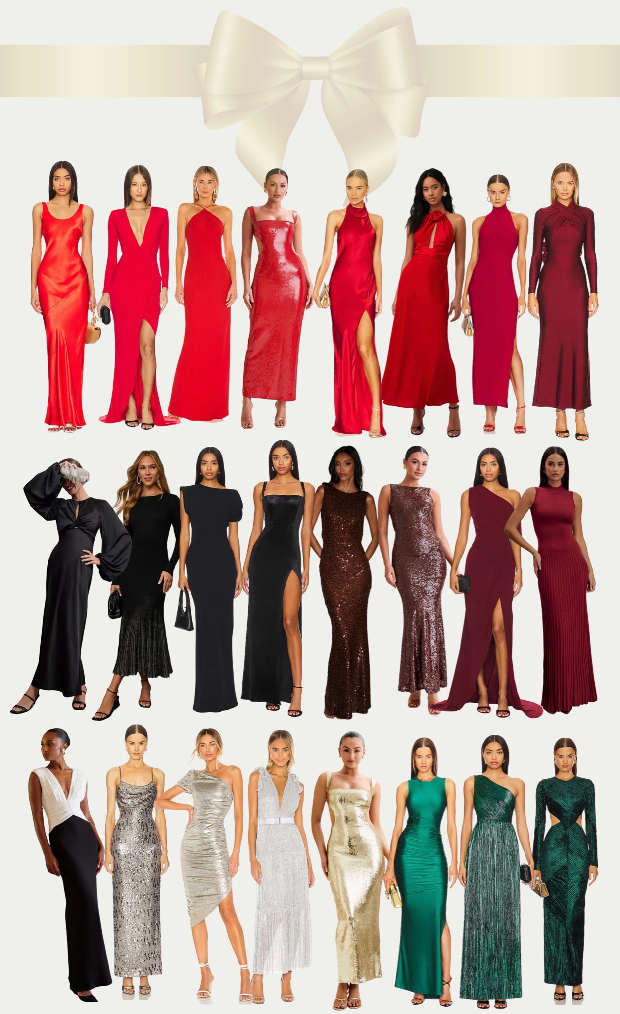 holiday party ready! ✨
classic reds to sparkling metallics and festive greens, these dresses have you covered for every event. 💃 

#LTKHoliday #PartyPerfect #HolidayDress #HolidayGlam #HolidayStyle #ChristmasPartyDress #FestiveFashion #HolidayPartyLook #GlamSeason #LTKHolidayStyle #HolidayOutfitInspo