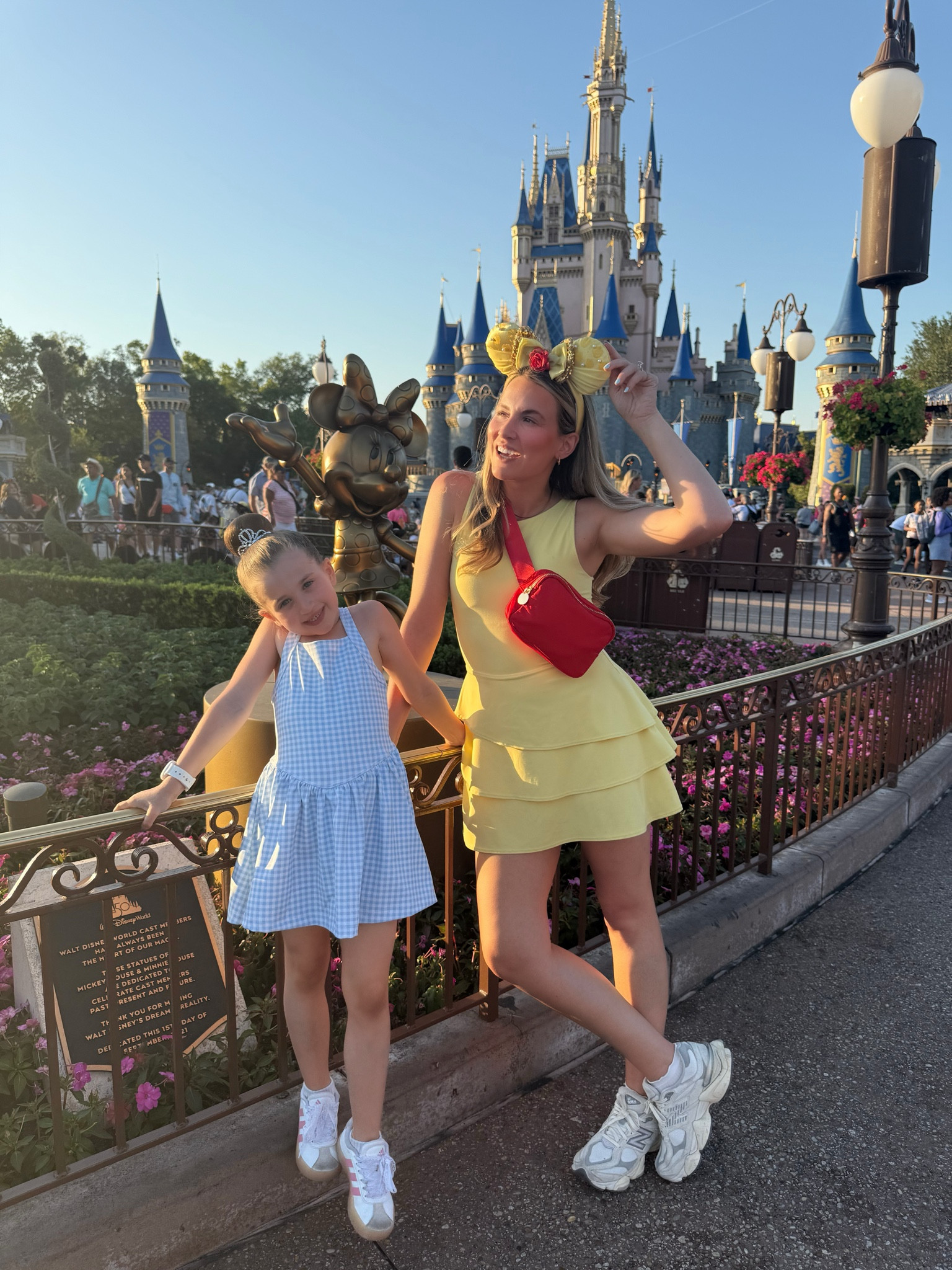 Magic kingdom outfits inspired by Belle and Cinderella! 

Disney bound outfits
Girls Disney outfit
Mom Disney outfit
Family Disney outfit
#disneyoutfit 