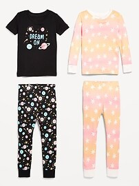 Snug-Fit Pajama 4-Piece Set for Toddler &amp; Baby | Old Navy | Old Navy (US)