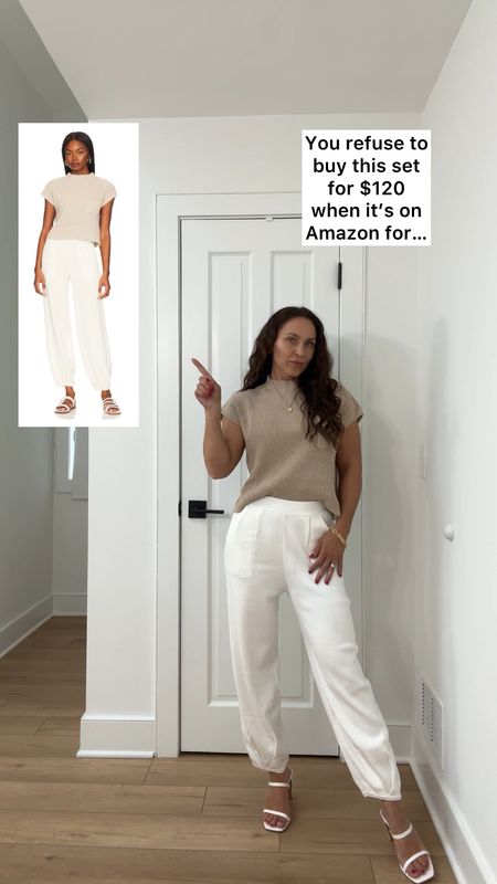 This sweater vest and pants set is SUCH good quality. It would be great for Easter as a dress alternative but can also be worn with flats for a more casual everyday spring outfit. The designer option is $120 and the one I’m wearing from Amazon is 1/3 of that price!!! 

#LTKsalealert #LTKstyletip #LTKfindsunder50