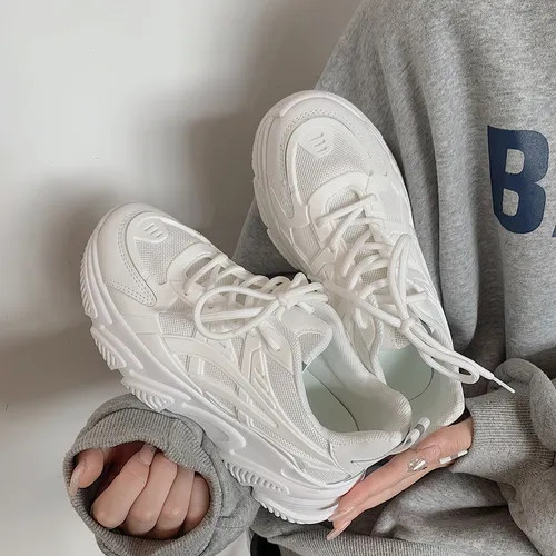 SouthBay Shoes - Platform Lace Up Sneakers | YesStyle Global