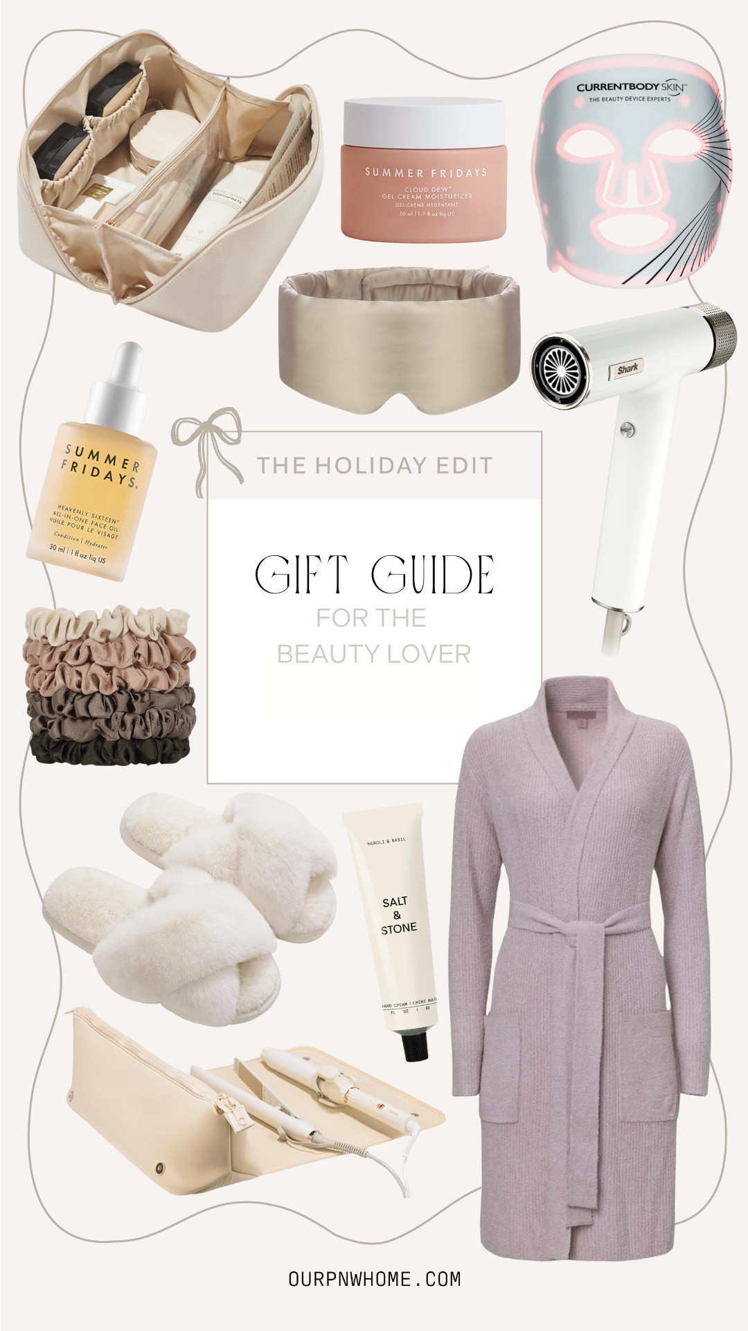 Amazon gift finds for the beauty lover!

Gifts for her, robe, fuzzy slippers, hair styling tools, hairdryer, hair styling tool mat, toiletry bag, makeup bag, satin scrunchies, satin eye mask, sleep mask, hand cream, face oil, moisturizer, red light therapy mask, gifts for mom, gifts for grandma, gifts for the mother-in-law 

 #LTKGiftGuide #LTKHoliday #LTKBeauty