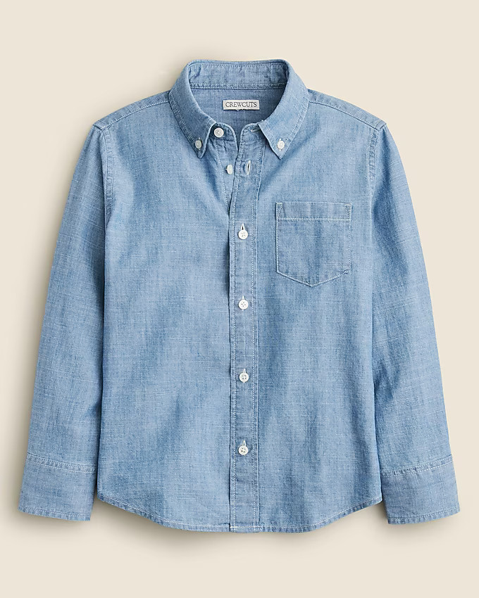 Kids' button-down chambray shirt | J. Crew US