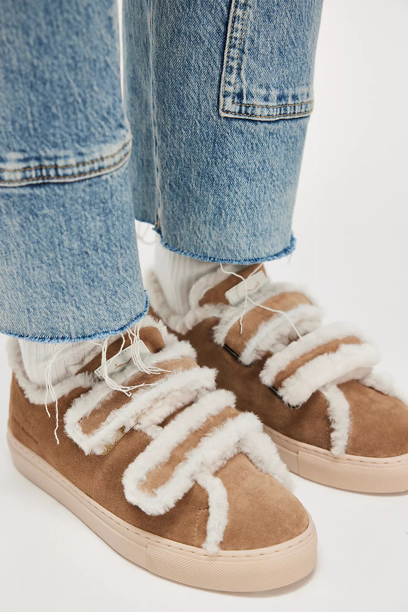 Gretha Fur Sneakers | Free People (Global - UK&FR Excluded)