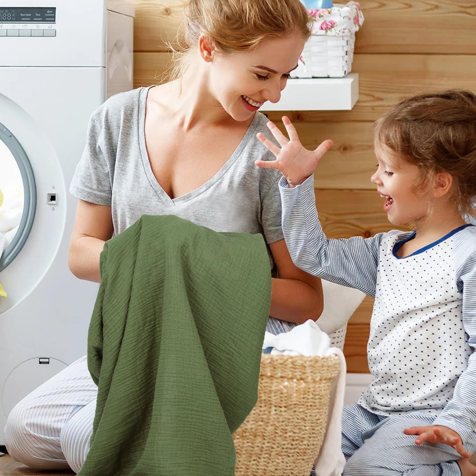 2 Pack Muslin Fitted Crib Sheets for Baby Girls & Boys-Neutral Breathable Crib Mattress Protector... | Amazon (US)